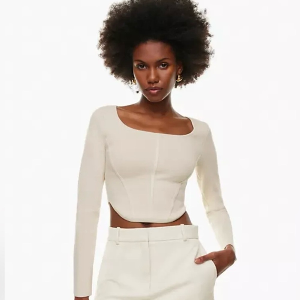 Babaton Sculpt Knit Bustier Longsleeve